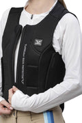 TuffRider Back Protector: Black / Medium