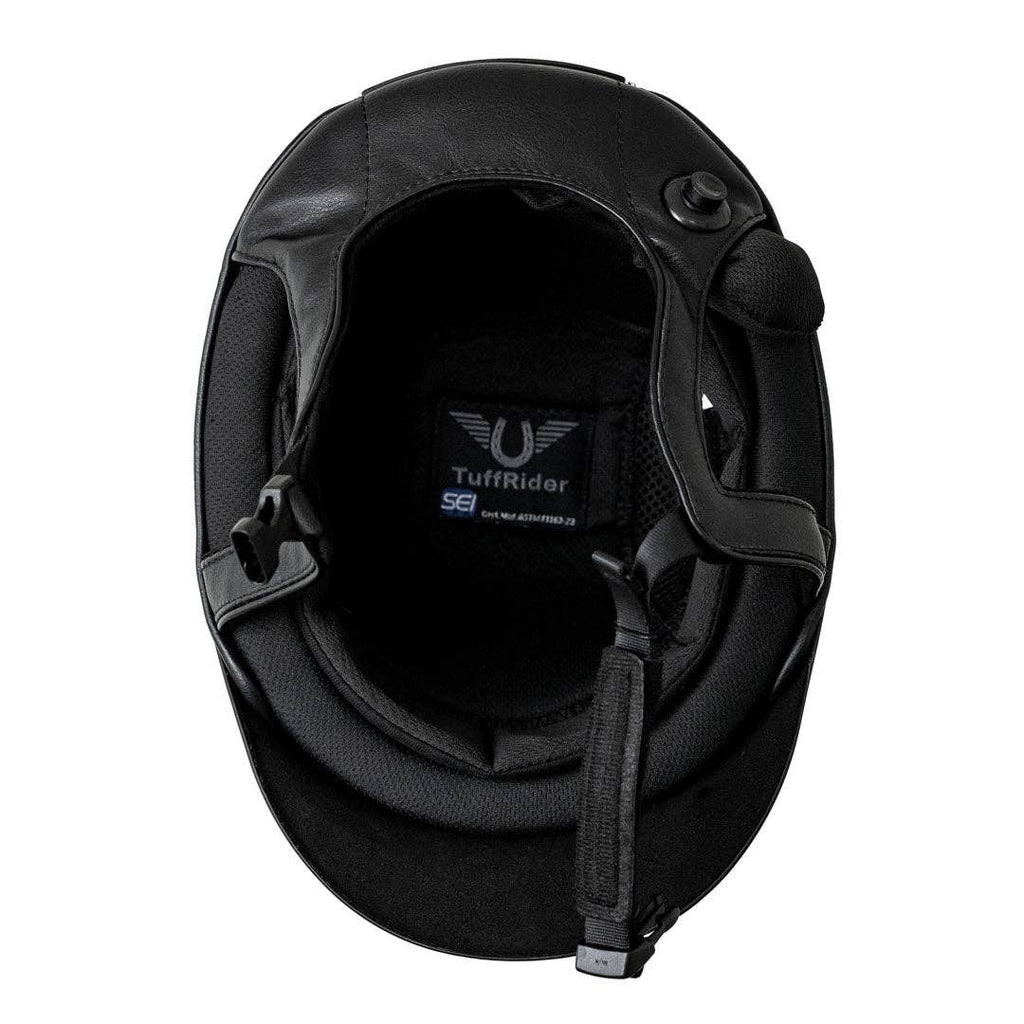 TuffRider Ventek Air Riding Helmet: Silver / M