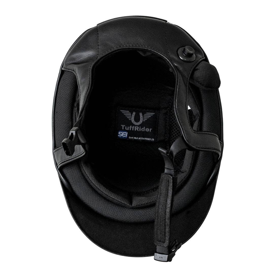 TuffRider Ventek Air Riding Helmet: Silver / M